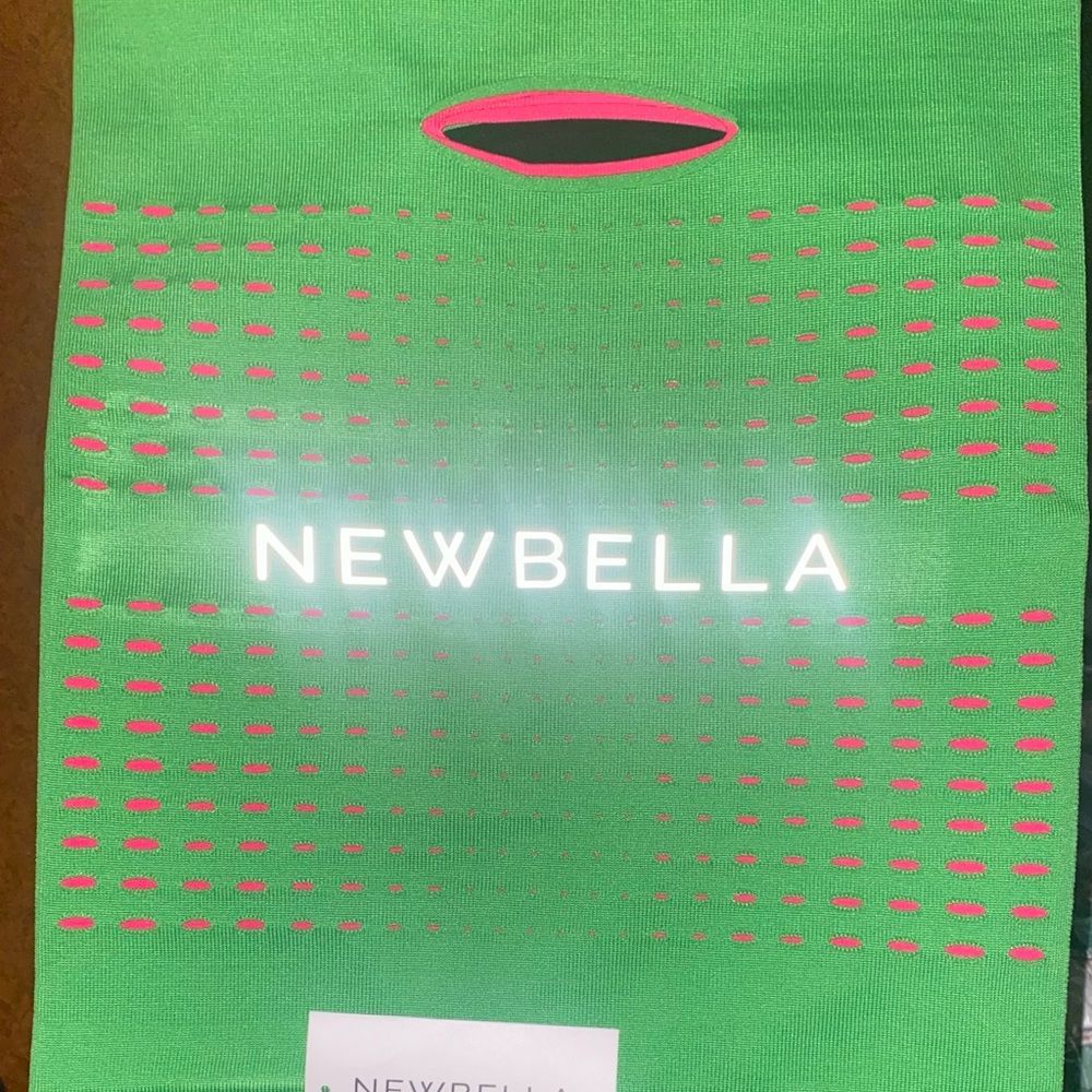 Newbella Reversible Green and Pink Laptop bag